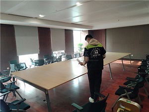 青島遠(yuǎn)洋大廈會議室甲醛治理